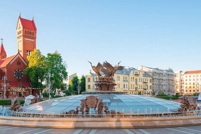 Площадь Независимости в Минске