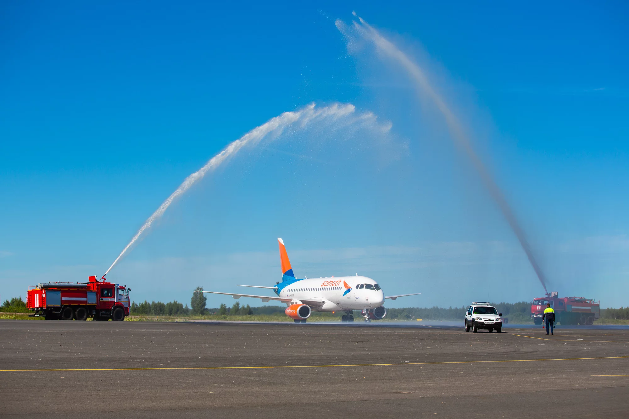 Azimuth Airline made the first flight to Yaroslav